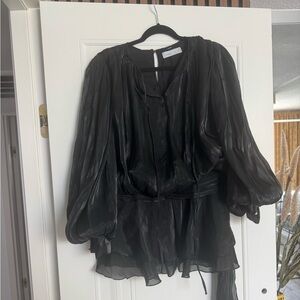 Elegant Black Women's Top